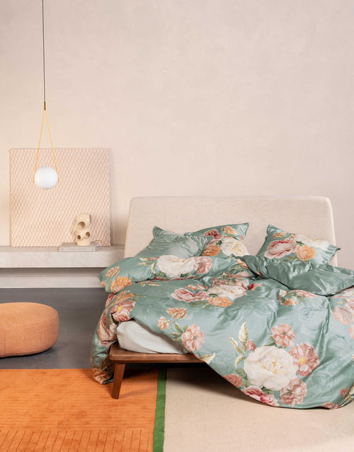 Essenza Orianna dekbedovertrek - Lits-Jumeaux XL – 260x200/220 cm - Dusty teal