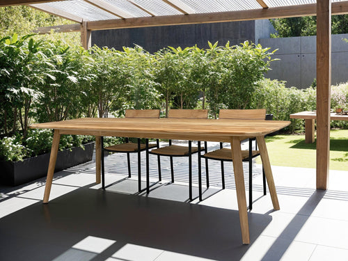 Livingfurn tuintafel Lugano - 240cm - bruin