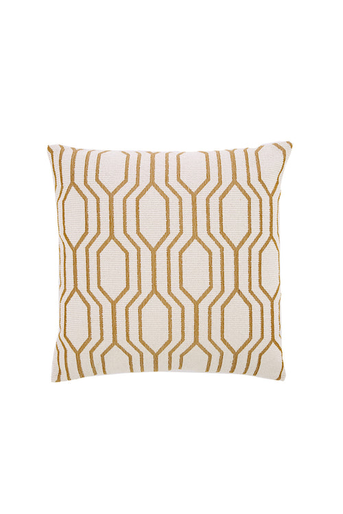 Light & Living sierkussen JOPLIN - Ø45x10 cm - wit