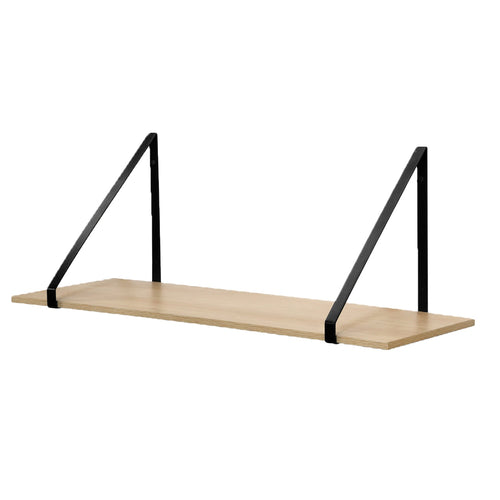CALICOSY - Wandplank, diep - Litch hout - 29,5x80x30 cm