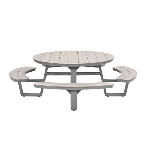 Garden Impressionspicknick set Sarria Ø148 x 75 cm - taupe