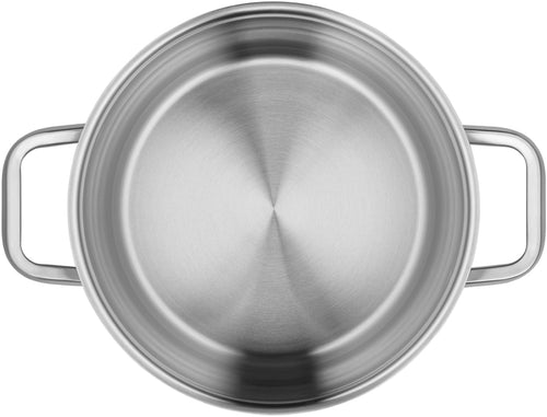 WMF Iconic 2-delige set kookpan hoog - Ø220mm + steelpan met deksel - Ø160mm