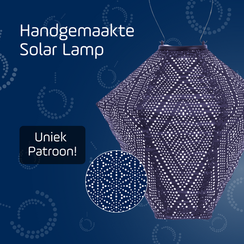Lumiz solar lampion ikat diamond - 28 cm - future dusk