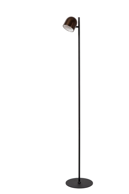 Lucide vloerlamp SKANSKA RECH - Geïntegreerde LED - Koffie - vtwonen shop