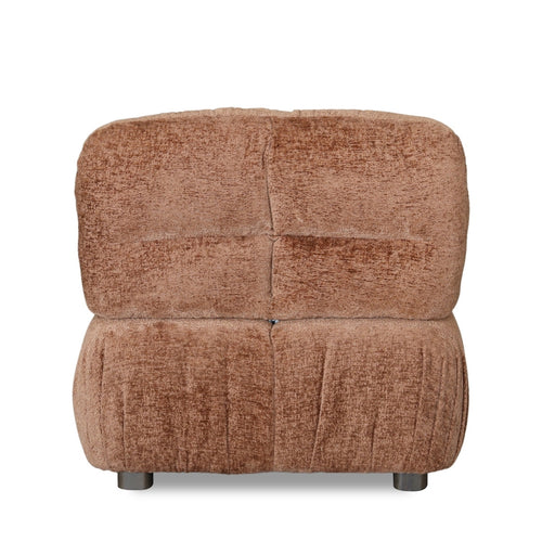 DÉJA Living Fauteuil Vita - Cognac Stof - 91x113x85cm