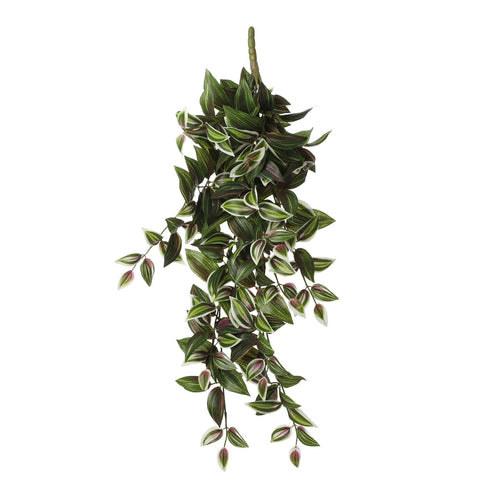 Mica Decorations Tradescantia Kunst Hangplant - L15 x B20 x H54 cm - Groen