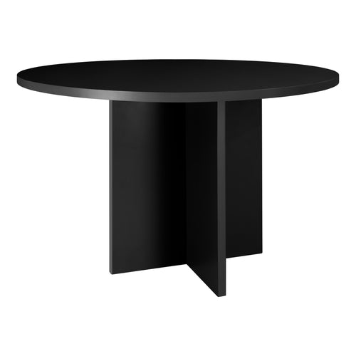 Really Nice Things  - eettafel Mathilda - MDF -rond - 120cm - zwart - vtwonen shop