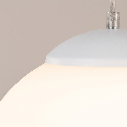 Sollux Lighting Hanglamp UGO 30 wit - 30x30x120cm