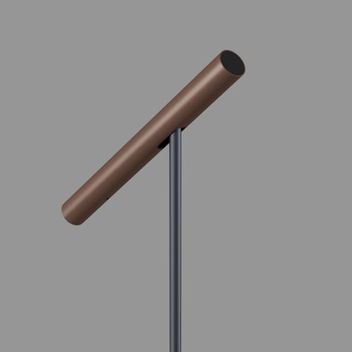 Artdelight vloerlamp Kansas - 1 lichts - 25  x 140   cm - zwart brons - vtwonen shop