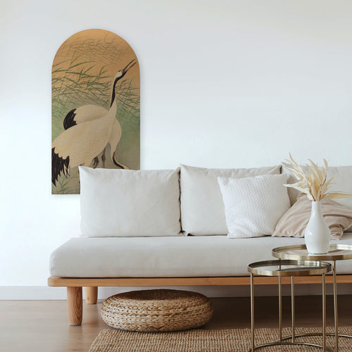Art for the Home Canvas - Kraanvogels in de Ochtend - 100x54cm