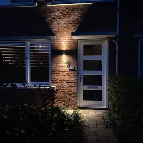 Nordlux Tin Wandlamp Buiten - Ø7,6cm - 2-lichts GU10 - IP54 - Aluminium - vtwonen shop