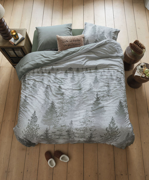 Rivièra Maison Dekbedovertrek Foggy Forest - 240 x 200/220 cm - Groen
