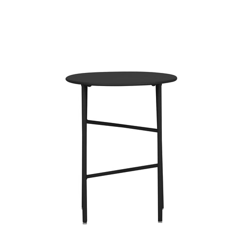 Lisomme Mila metalen tuin bijzettafel zwart - Ø 40 cm - vtwonen shop