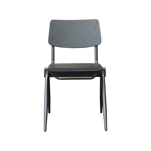 LABEL51 Eetkamerstoel Solid - Zwart Hout - Set van 2 - vtwonen shop