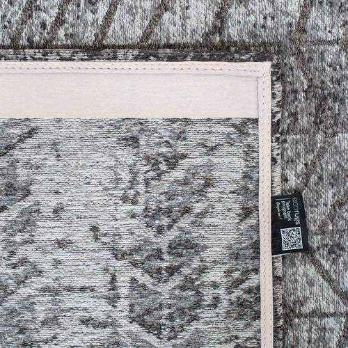 Ecorugs vloerkleed Harlem Contrast - zwart - 280x390cm