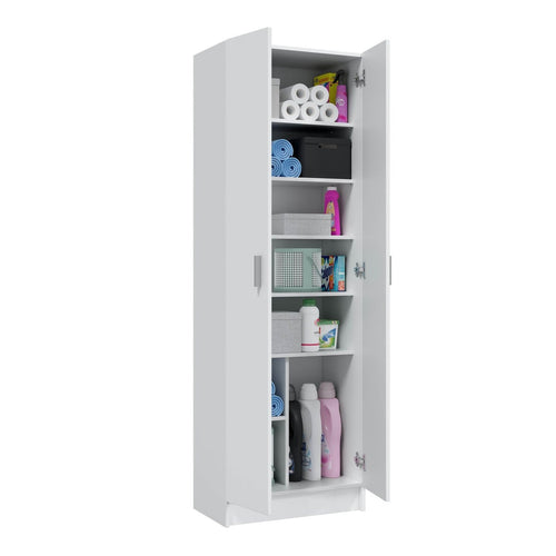 Calicosy - Opbergkast SAVIO - Wit 37x58,5x181 cm