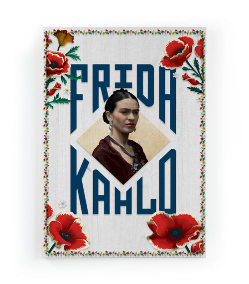 Canvas 60x40 Afdruk Frida Kahlo - vtwonen shop