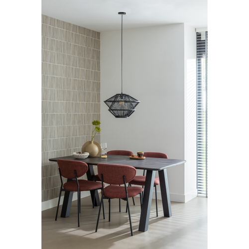 WOOOD utrecht poot kd 1 stuks Tablo - Metaal - Zwart - 72x79x10 - vtwonen shop