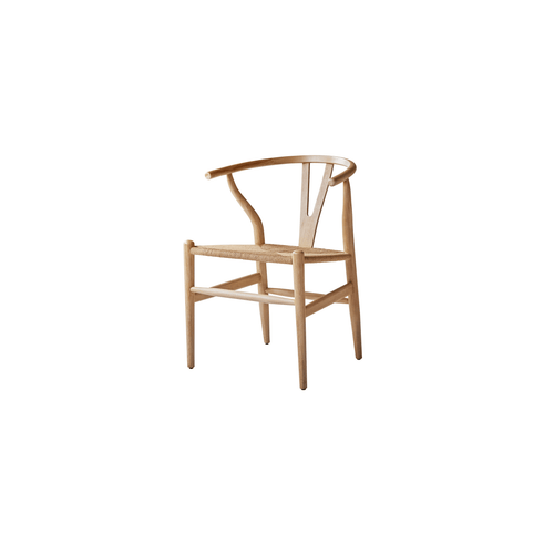 Tikamoon Stoel van licht massief teakhout met vlechtwerk - Naturel - vtwonen shop