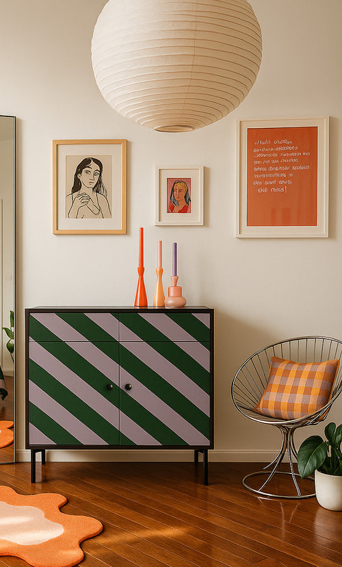 Dressoir MDF 2 deuren en 2 lades