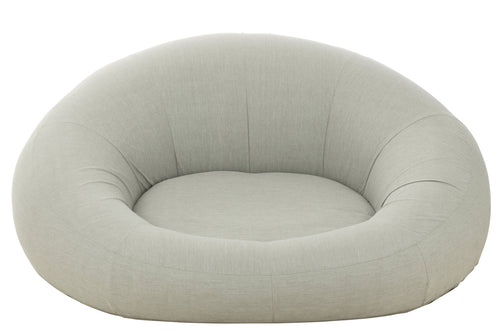 J-Line matras Donut - kunststof - grijs