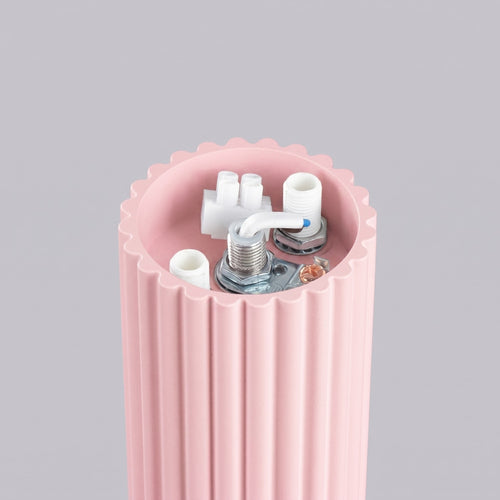 Sollux Lighting Plafondlamp HALO roze IP44 - 12x12x21cm