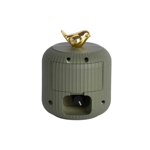 Karlsson ornament Cadiz Bird - groen - 8x10.2x8cm