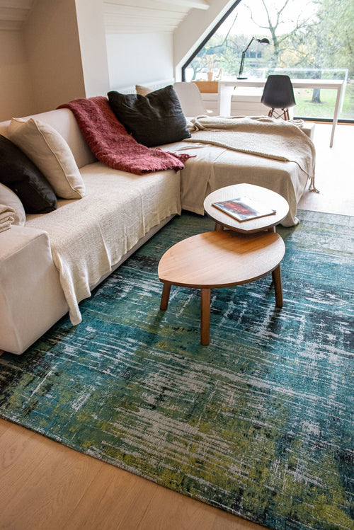 Atlantic vloerkleed 9126 Glen Cove - Blauw - 300 x 500 cm