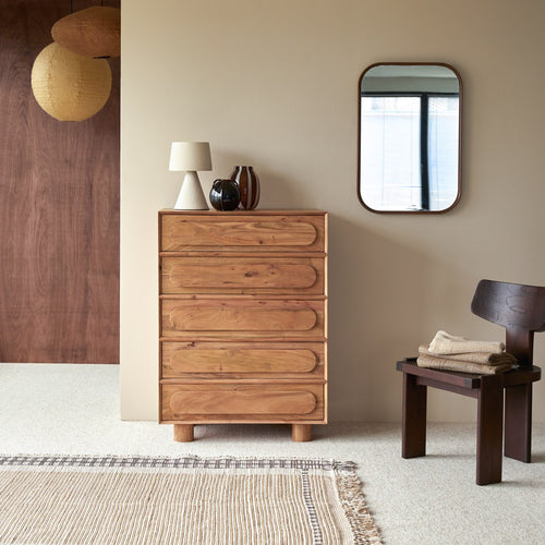 Tikamoon Kindercommode van massief acacia - Naturel - vtwonen shop