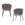 BePureHome eetkamerstoelen Admit - Bouclé - Beige - Set van 2