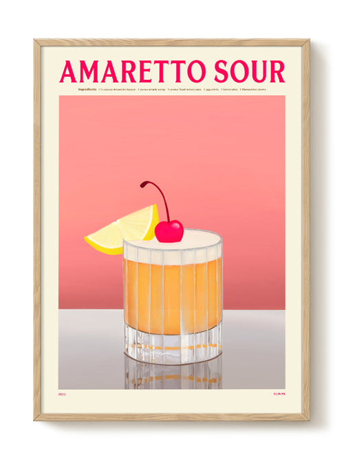 Elin PK - Amaretto Sour - PSTR studio Kunst Poster - vtwonen shop