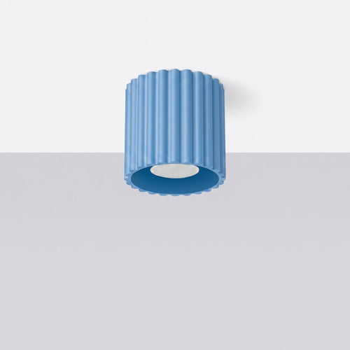 Sollux Lighting Plafondlamp AURA 1 azuur GU10 - 10x10x10cm