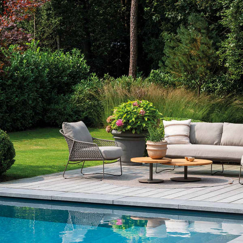 4 Seasons lounge dining stoel Moretti bruin