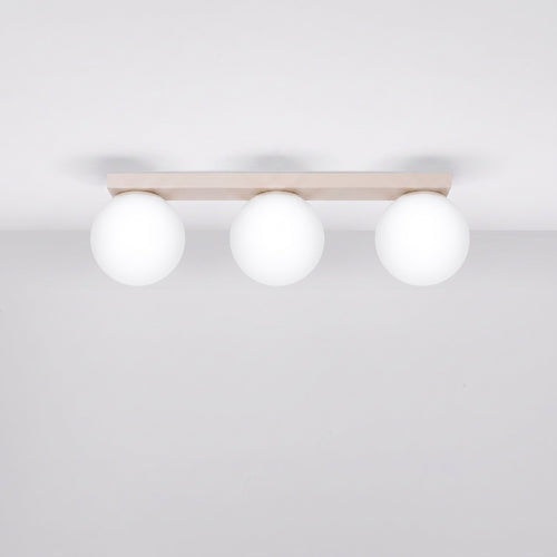 Sollux Lighting Plafondlamp YOLI 3 beige - 50x12x14,5cm