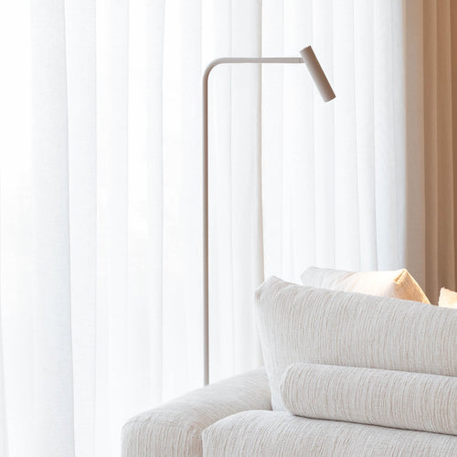 Atmooz vloerlamp Pomery - zand - 50 x 3,5 x H 146 cm - geïntegreerde led