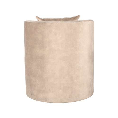 LABEL51 Fauteuil Evy - Zand Velvet - 65x65x75cm