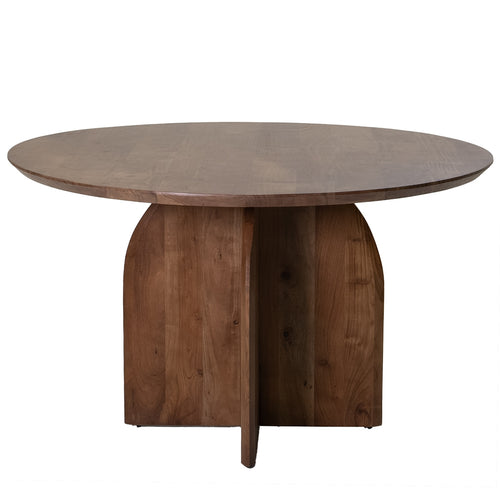 Giga Meubel Eettafel Danae - Rond - Acaciahout - 130cm - vtwonen shop