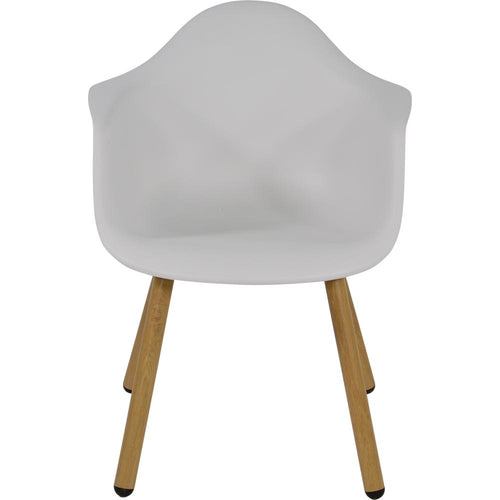 Lesli Living bistrostoel Montreux - wit - 62,5x44x82,5cm - set van 4