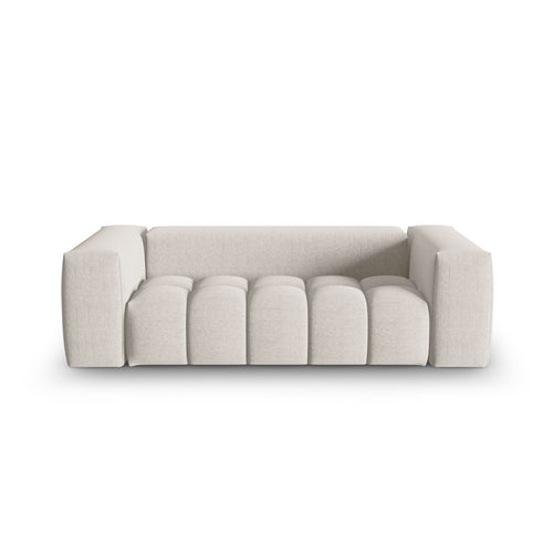 Cosmopolitan Design - Modulaire bank Verona 3-zits, structurele stof beige - 85x200x70cm