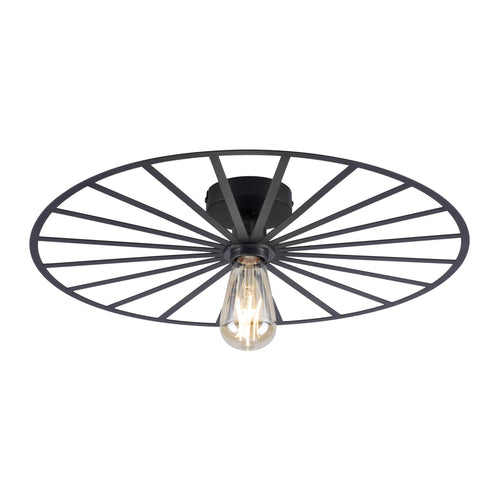 Paul Neuhaus plafondlamp Isabella - 1 lichts - 50  x 8.5   cm - zwart - vtwonen shop