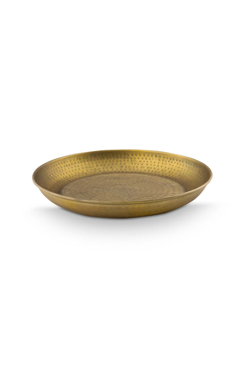 vtwonen - Dienblad - Metaal - Goud - 40x5.5 cm