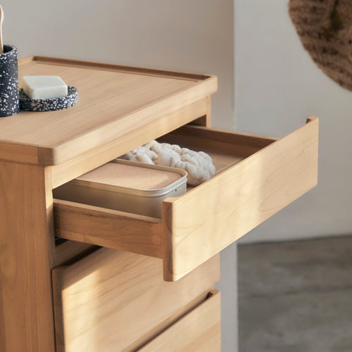 Tikamoon Kolomkast in massief teak - Naturel