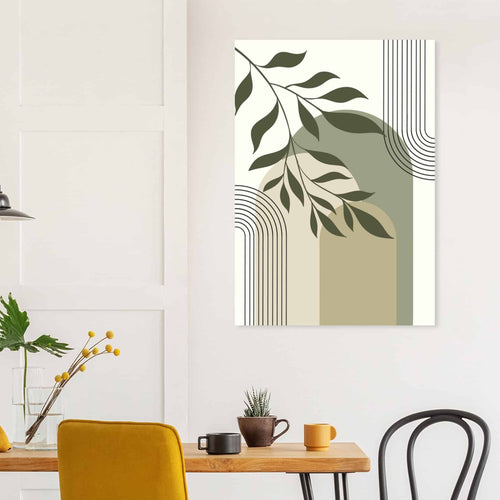 Artfulprints  Boho – Olive lines   poster 70x100 cm - vtwonen shop