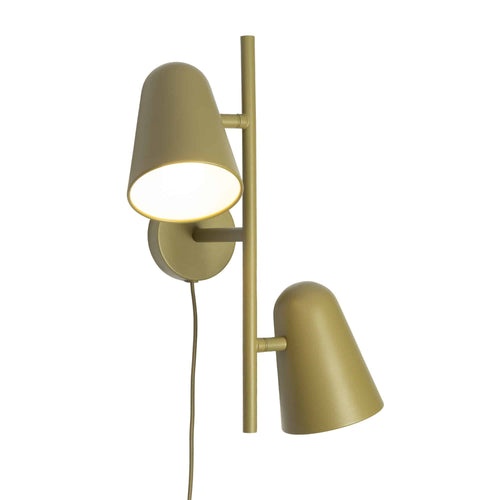 it's about RoMi wandlamp Salamanca - olijfgroen - Ø20cm