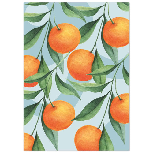 Artfulprints  Fruits - The orange tree   poster 50x70 cm - vtwonen shop