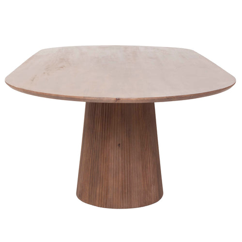 Giga Meubel Eettafel Salvador - Donkerbruin Hout - 160x100x76cm