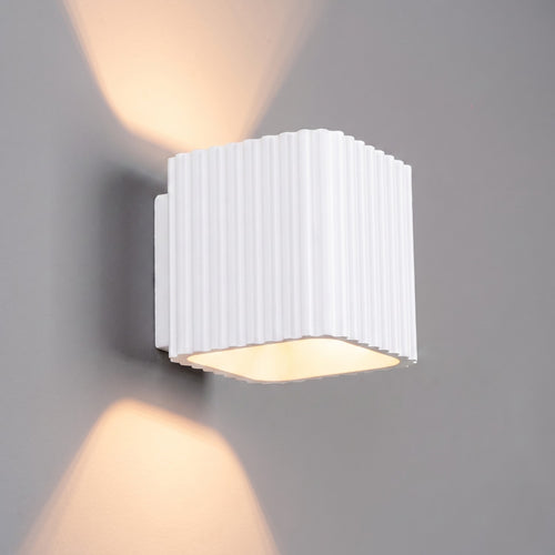 Sollux Lighting Wandlamp RIFF wit G9 - 10x12x10cm
