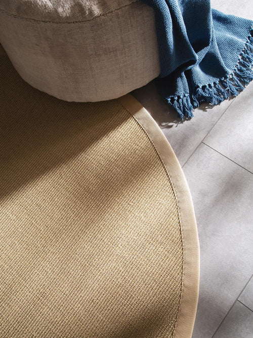 benuta sisal vloerkleed Sana - crème - ø 150 cm