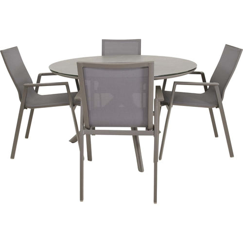 Lesli Living tuintafel Mojito - grijs - Ø120x74cm
