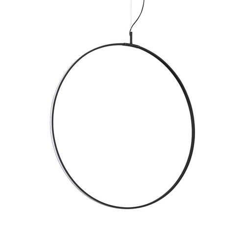 Ideal Lux CIRCUS Geïntegreerde LED-plafondlamp van 74 cm, zwart, 3000 K
